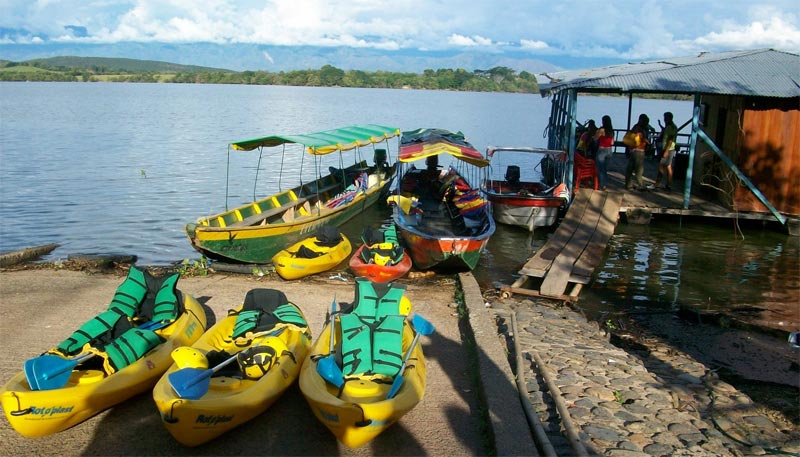 Canoas represa Betania