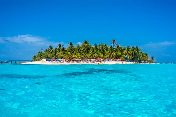 Mar de colores San Andrés